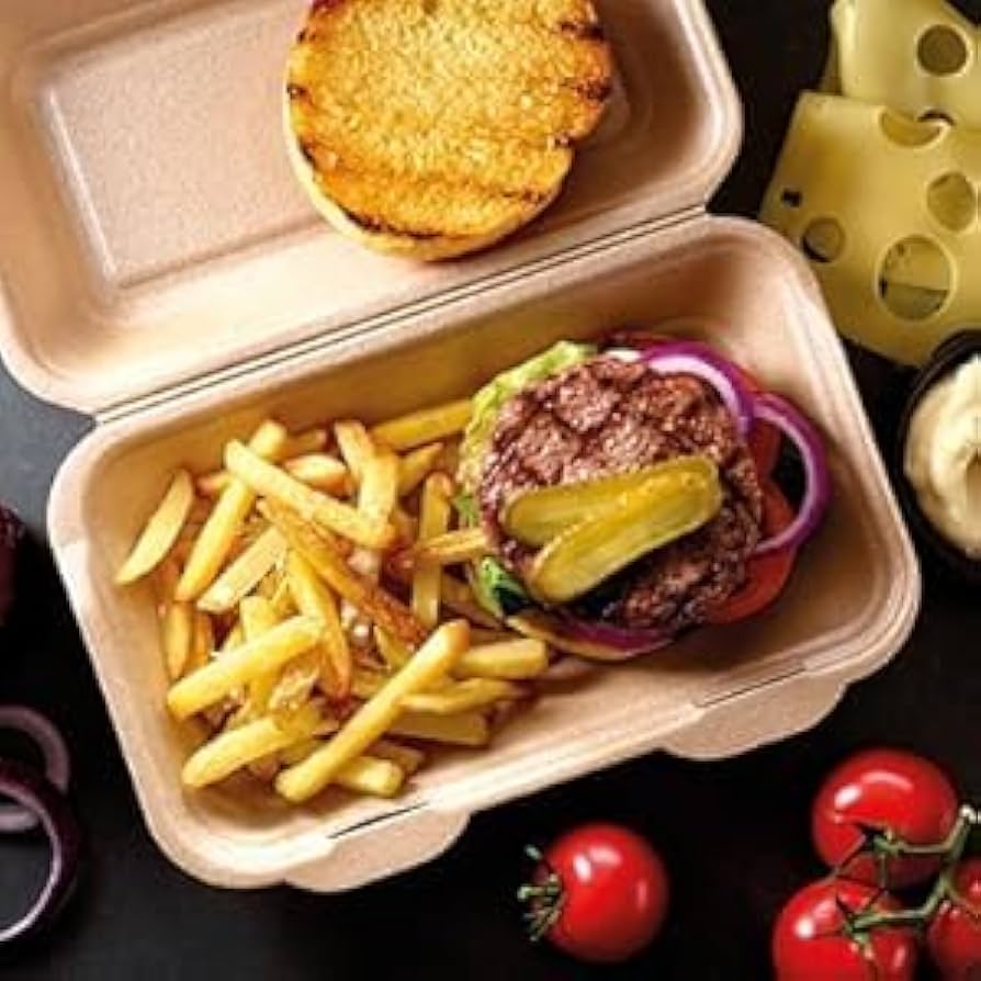 Large Hinged Burger Box